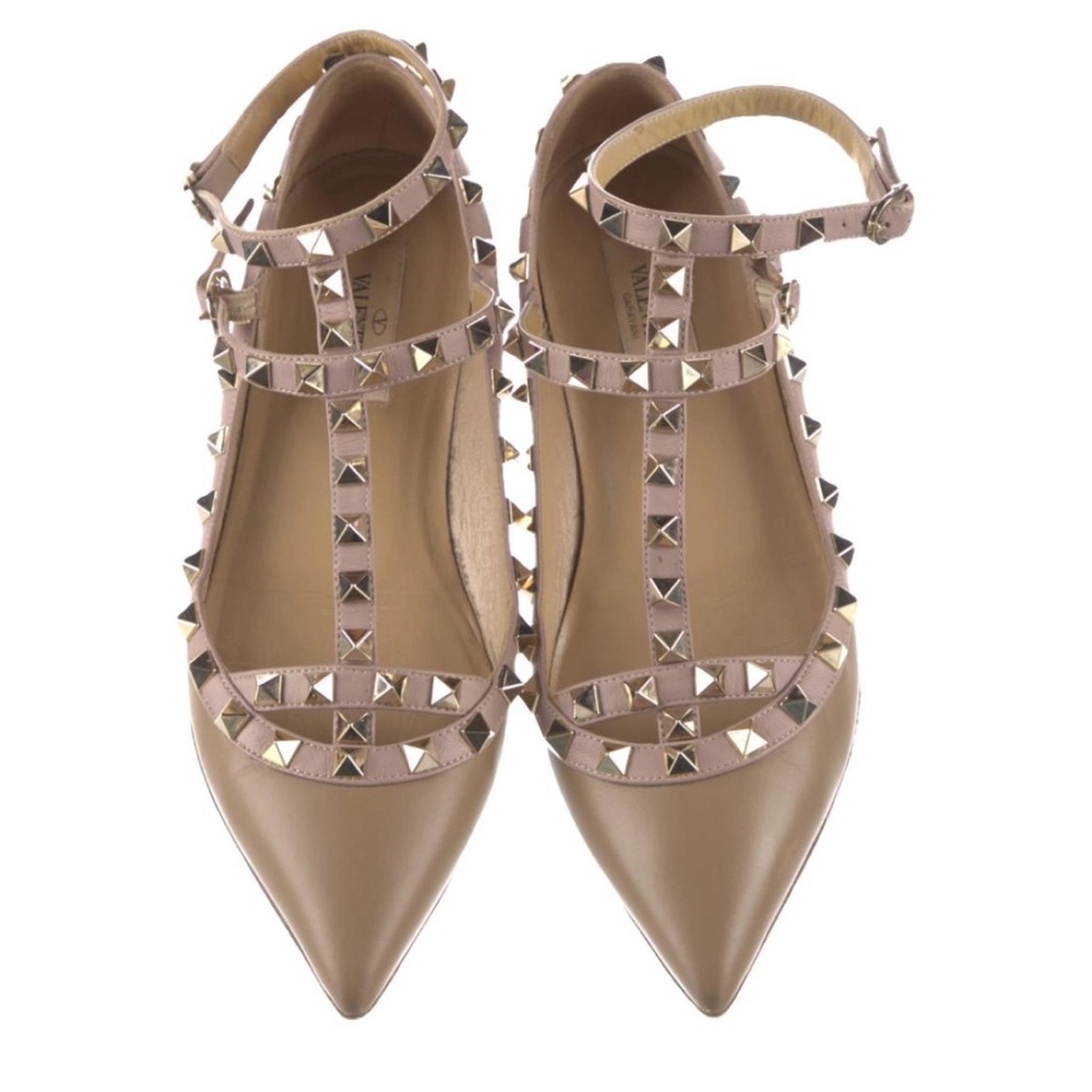 Valentino Rock stud Leather Flats